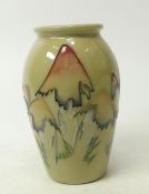 Moorcroft, Magical Mushroom design vase. Height: 10.5cm
