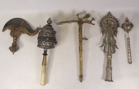 A Collection of five objects relating to Buddhism (5)