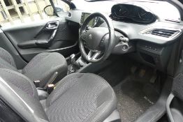 2019 Peugeot 208 1.21 in black. Reg No: DU19 0PP. Keys: 2 sets. MOT: Expires Feb 2026. Log