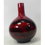 Royal Doulton, Woodcut Flambe Vase. Height: 25cm