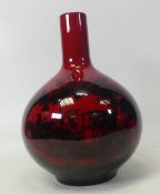 Royal Doulton, Woodcut Flambe Vase. Height: 25cm
