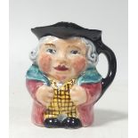 Clarice Cliff for Newport Pottery, miniature Toby Jug. Height: 5.8cm
