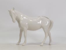 Beswick Horse Model 976 in opaque gloss back leg restuck and right ear tip broken and missing