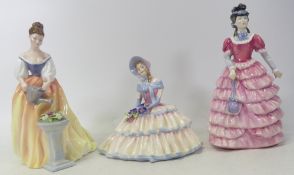 Royal Doulton Lady Figurines to include Diane HN3604, Daydreams HN1731, Alexandra HN3286 (3)