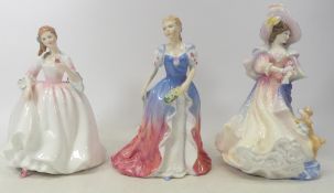 Royal Doulton Lady Figurines to include Pamela HN3756, Katherine HN3708(seconds) Tender Moment