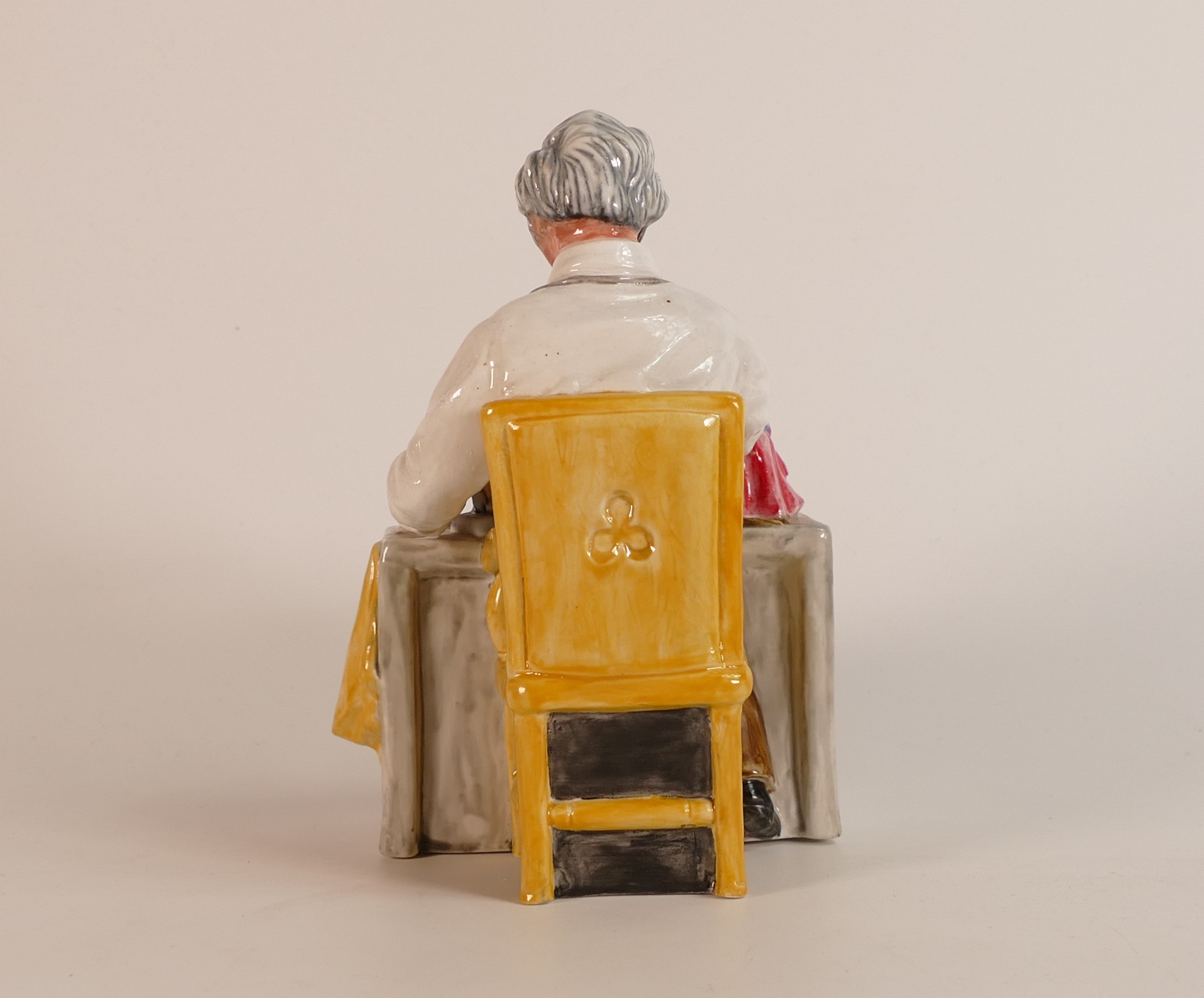 Royal Doulton coloured prototype character figure 'The China Repairer' 2775 (H:17.5cm) - Image 3 of 4