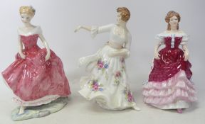 Royal Doulton Lady Figurines to include Hazel HN3167(seconds) Sweet Sixteen HN3648, Summers Day