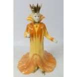 Wedgwood figure Galaxy Collection 'Sun King' ( missing staff noted) height 27cm