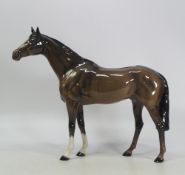 Beswick, Large Racehorse 1564 in Brown Gloss