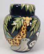 Moorcroft, Noah's Ark ginger vase. Height: 15cm