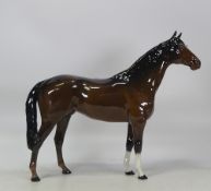Beswick, Large Racehorse Brown Gloss 1564