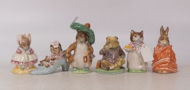 Beswick Beatrix Potter BP3b Character Figures to include- Benjamin Bunny, Ribby, Poorly Peter