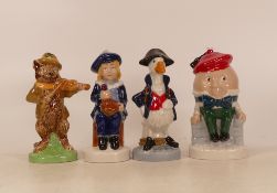 Wade Limited Edition Nursery Rhyme Collection figurines to include, Cat and the fiddle, Humpty