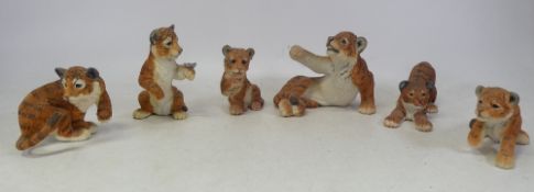 Westminster Editions, Six Resin Models to Tiger Cubs (6)