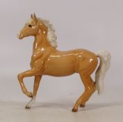 Beswick Prancing Golden Palomino Arab horse 17cm tall