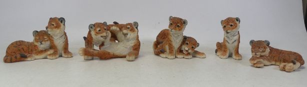 Westminster Editions, Five Resin Models to Tiger Cubs (5)