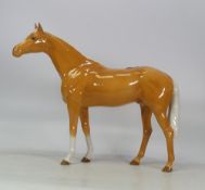 Beswick Huntsman horse Model 1484 in Palomino Gloss, 28cm tall