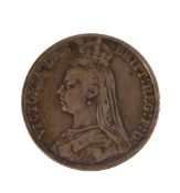 Victoria silver CROWN coin 1890