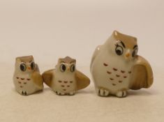 Wade happy family series, Owl Family. (3)
