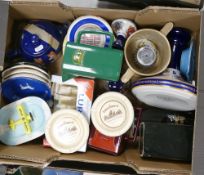 Wade selection to include, advertising teapot, lidded butter dish, ashtrays, large loving cup,