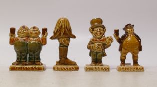 Wade Guinness advertising figures Madhatter, Tony Weller, Tweedledee and Tweedledum & Wellington