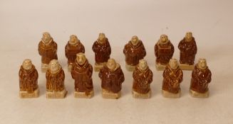 A set of Wade KP Friars. (13)