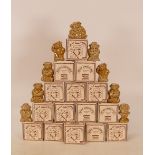 Wade 'Bear Ambitions' collectable Bears mixed collection all boxed (30) (1tray)