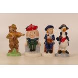 Wade Limited Edition Nursery Rhyme Collection figurines to include, Cat and the fiddle, Humpty