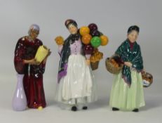 Two Royal Doulton character figures to include Biddy Penny Farthing HN1843, The Orange Lady HN1953