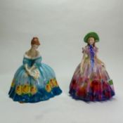 Royal Doulton Figurine Easter Day HN2039, together with Victoria HN3416 (2).