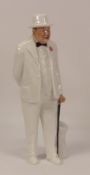 Royal Doulton figure of Sir Winston Churchill HN3057, modelled by Adrian Hughes. (H: 27cm)