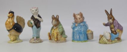 Beatrix Potter's Beswick Character BP-3b figure's to include:- 'Aunt Pettitoes', Samuel Whiskers, '