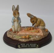 Royal Doulton, Beswick Ware Beatrix Potter Character Figure 'Peter And Benjamin Picking Up Onions