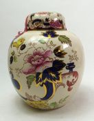 Edwardian style ladder backed Beech Chair with cane seat. Height 92cm x Width 40cm x Depth 35cm