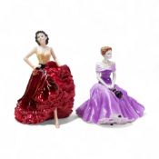 Two Coalport lady figurines, Patricia and a limited edition Patricia (2).