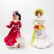 Royal Doulton figurines Patricia HN3365, together with Jane HN3711 (2).