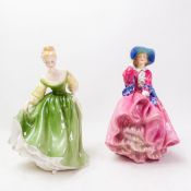 Royal Doulton figurine Top o' the Hill HN1849, together with Fair Lady HN2193 (2).