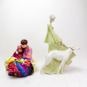 Royal Doulton figurine Flower Sellers Children HN1342, together with Royal Doulton Reflections