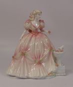 Coalport Lady Figurine 'English Rose Collection', English Elegance (1994), limited edition, complete