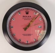 Luxury Watch Inspired Wall Clock. Diameter: 34cm