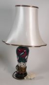 Moorcroft lamp base designed by Rachel Bishop as a tribute to the Scottish architect Charles