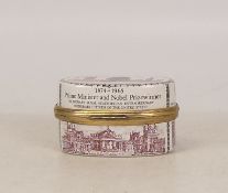 Halcyon Days enamel, Winston Churchill Centenary Box, limited edition no. 53 of 500, with box and