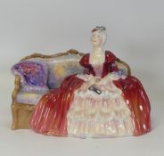 Royal Doulton early lady figure, Belle O' The Ball HN1997. (H: 16.5cm)