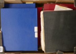 7 albums of world covers including a few UK., plus empty album