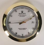 Luxury Watch Inspired Wall Clock. Diameter: 34cm