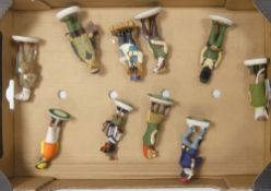 A collection of Robert Harrop resin 'Country Companions' to include:- Labrador Coarse Fisherman