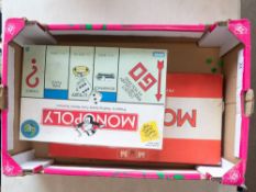 Two Monopoly board games from 1970's and 65th Anniversary Edition. (2)