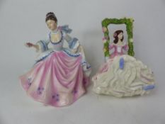 Royal Doulton lady figurines, Rebecca HN2805 and Blossomtime HN5096 (2).
