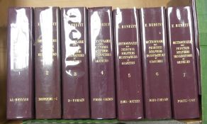 Art History Textbooks, Eight Volume Set of the Dictionary of Painters and Sculptors by E. Benezit,