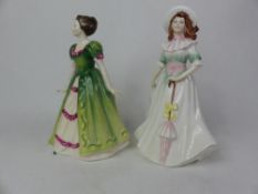Royal Doulton lady figurines, Gemma HN3661 and Jacqueline HN3689 (2).